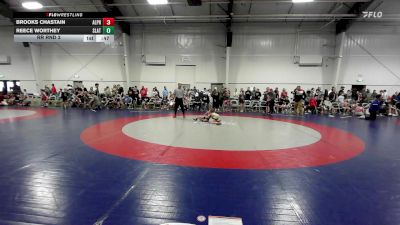 55 lbs Rr Rnd 3 - Brooks Chastain, Alpha Elite ES vs Reece Worthey, Slate Wrestling Academy Gold ES