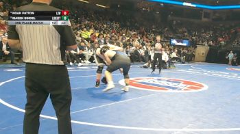 285 Class 4 lbs 3rd Place Match - Noah Patton, Lee`s Summit West vs Masen Bindel, Liberty
