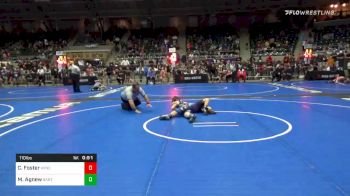 110 lbs Consolation - Caleb Foster, Kenosha Wrestling Academy vs Malakai Agnew, Bartlesville WC