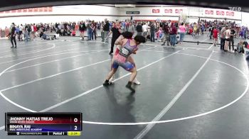 120 lbs Round 3 - Jhonny Matias Trejo, Wood River Eagles vs Binaya Rai, MWC Wrestling Academy