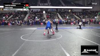 130 lbs Cons. Round 3 - Karter Barnes, Osage Indians vs Knox Page, Wichita Blue Knights