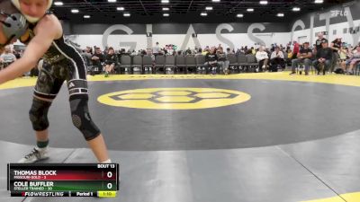 112 lbs Round 5 (6 Team) - Cole Buffler, Steller Trained vs Thomas Block, Missouri Gold