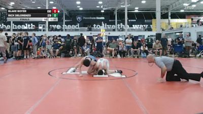 140 lbs Final - Blake Boyer, Kraken Grizzly - HSC vs Rick Delorenzo, Shore Thing - HSC