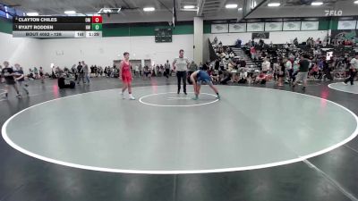 126 lbs Semifinal - Ryatt Rodden, Harrah Wrestling vs Clayton Chiles, Open Mats