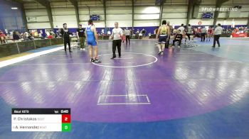 169 lbs Consolation - Panagiotis Christakos, South Side WC vs Apollo Hernandez, Beat The Streets PVD