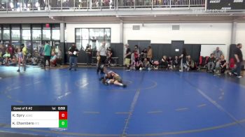 64 lbs Consi Of 8 #2 - Kamryn Spry, Jackson County Wrestling Club vs Kannon Chambers, Rockmart Takedown Club