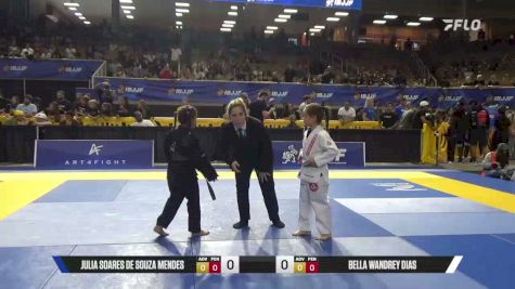 Bella Wandrey Dias vs Julia Soares De Souza Mendes 2026 Pan Kids Jiu-Jitsu IBJJF Championship