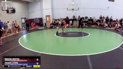 87 lbs Round 1 - Mason Lyons, KC Elite Wrestling Training Center vs Roman Mestas, Modern Warriors Wrestling Club