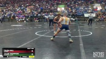 1 - 120 lbs Semifinal - Talen Hall, Grundy vs Caleb Thompson, Grayson County