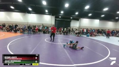 53 lbs 5th Place Match - Adam Rodriguez, Rise Wrestling vs Ryder Lentz, Texas Elite Wrestling Club