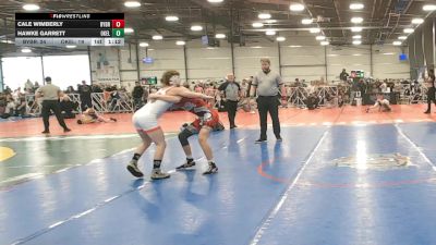 115 lbs Round 1 (9am Saturday) - Hawke Garrett, Oklahoma Elite vs Cale Wimberly, Backyard Brawlers