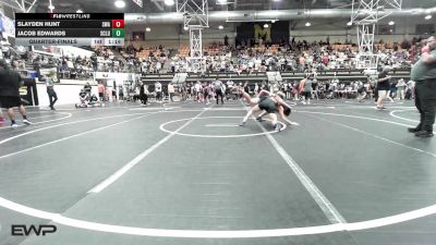 126 lbs Quarterfinal - Slayden Hunt, Shelton Wrestling Academy vs Jacob Edwards, Xclusive Wrestling