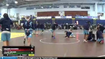 126 lbs Round 3 (3 Team) - Wilmer Navarro, Fox Lane vs Caleb Welser, Indian River