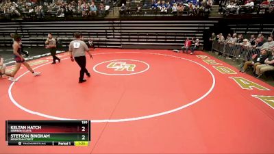 150 lbs Cons. Round 2 - Stetson Bingham, Mountain Crest vs Keltan Hatch, Crimson Cliffs