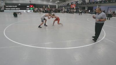 132 lbs Cons. Semis - Kayden Eller, Moen Wrestling Academy vs Noah Aiden Meza, Black Fox Wrestling Academy