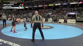 144 lbs 7th Place Match - Cohen Long, Columbus North vs Brody Hagewood, Prairie Heights