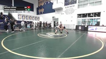 120 lbs Champ. Round 1 - Michael Castro, Monache vs Damon Perkins, Calvary Chapel