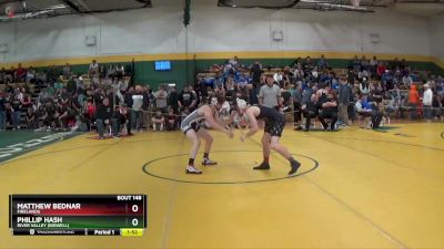 126 lbs Champ. Round 2 - Phillip Hash, RIVER VALLEY (Bidwell) vs Matthew Bednar, FIRELANDS