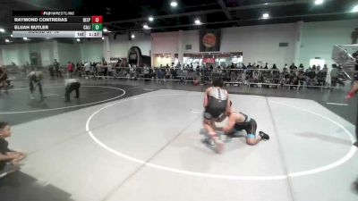 132 lbs Round Of 16 - Raymond Contreras, Deep Waters RTC vs Elijah Butler, California Grapplers