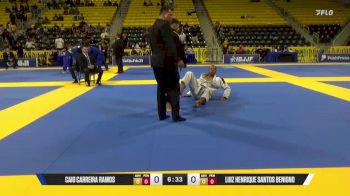 Luiz Henrique Santos Benigno vs Caio Carreira Ramos 2025 World Jiu-Jitsu IBJJF Championship