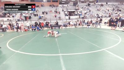 75 lbs 3rd Place Match - Chelsea Goldsby, Mat Demon Wrestling Club vs Kona Hughes, Big Game Wrestling Club