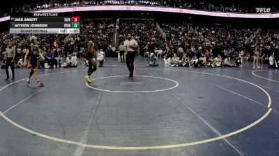 4A 126 lbs Quarterfinal - Jayvion Johnson, Pine Forest vs Jake Amiott, Topsail