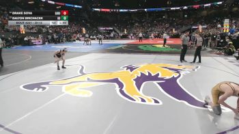 Cons. Round 2 - Drake Sova, East Butler vs Dalton Brichacek, Howells-Dodge