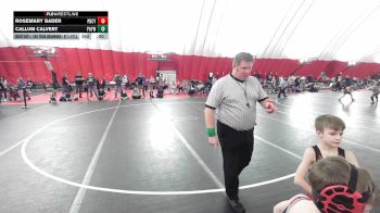 10U True Beginner - 45.8-51.8 Champ. Round 5 - Kingston Meives, Wisconsin vs Brody Schell, Sauk Prairie Wrestling Club