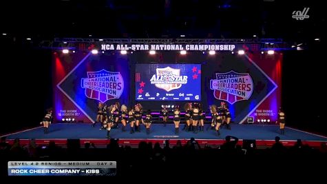Rock Cheer Company - KISS [2026 L4.2 Senior - Medium Day 2] 2026 NCA All-Star National Championship