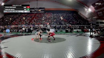 6A 106 lbs Quarterfinal - Ryan Hirchert, Nampa vs Rhilan Mays, Highland