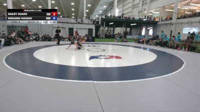 110 lbs Bailey Hoard, California Silver vs Breanna Higgins, Georgia