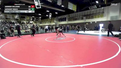 132 lbs Cons. Round 3 - Anthony Risco, Sahuarita vs Andrew Williams, Frontier