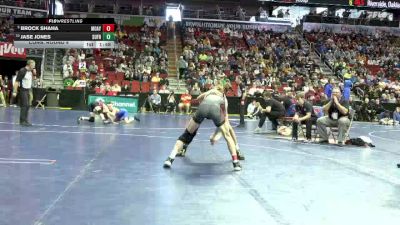 1A-120 lbs Cons. Round 4 - Brock Shaha, Mount Ayr vs Jase Jones, Sumner-Fredericksburg