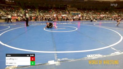 61 lbs Round Of 16 - Jaxon Liffrig, MN Elite vs David Leon, Tribe WC