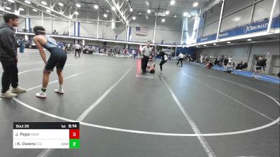 149 lbs Round Of 64 - Jaden Pepe, Harvard vs Kai Owens, Columbia