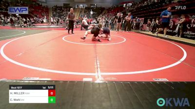 119 lbs Round Of 16 - Harley MILLER, Raw Wrestling Club vs Caysen Wahl, Bristow Wrestling