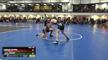 197 lbs Cons. Round 1 - Jack Minner, Defiance vs Wesley Peters, Siena Heights