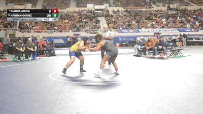 237-D2 Quarterfinal - Hannah Gomez, Carl Hayden High School vs Gianna Anaya, Somerton High School