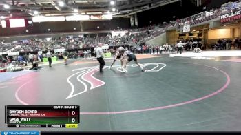 182 lbs Champ. Round 3 - Bayden Beard, Central Valley Washington vs Gage Watt, Riverton