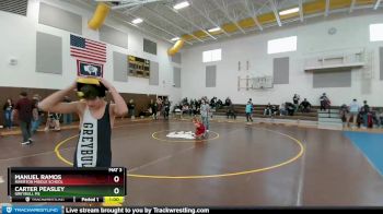 132 lbs Round 5 - Manuel Ramos, Riverton Middle School vs Carter Peasley, Greybull MS