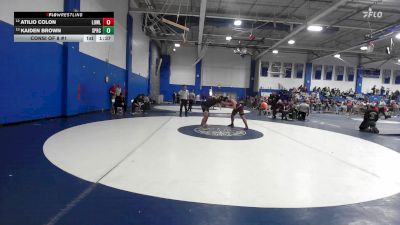 215 lbs Consi Of 8 #1 - Atilio Colon, Lowell vs Kaiden Brown, Springfield Central