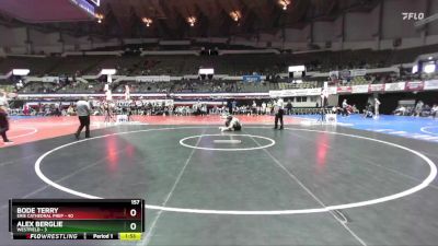 157 lbs Quarters & Wb (16 Team) - Bode Terry, Erie Cathedral Prep vs Alex Berglie, Westfield