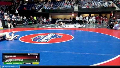 7A-126 lbs Quarterfinal - Ethan Ross, Dacula vs Maddox McArthur, Buford HS