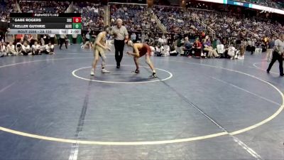 2A 120 lbs Semifinal - Keller Guthrie, Ayden-Grifton High School vs Gabe Rogers, Seaforth High School