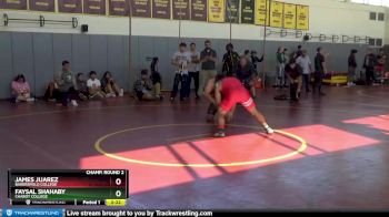 157 lbs Champ. Round 2 - Faysal Shahaby, Chabot College vs James Juarez, Bakersfield College