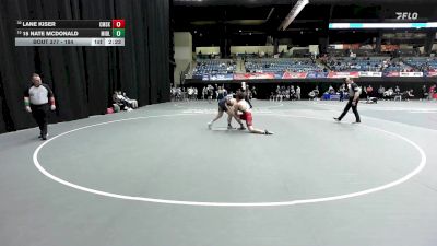 184 lbs Cons. Round 2 - 15 Nate McDonald, Midland vs Lane Kiser, Cumberlands
