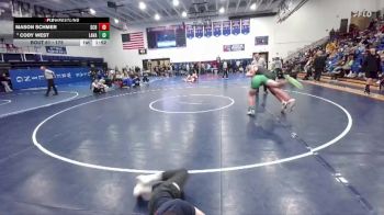 175 lbs Champ. Round 1 - Cody West, Lander Valley vs Mason Schmer, Scottsbluff