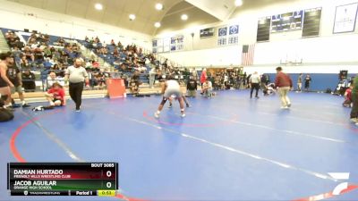 175 lbs Cons. Round 4 - Jacob Aguilar, Orange High School vs Damian Hurtado, Friendly Hills Wrestling Club