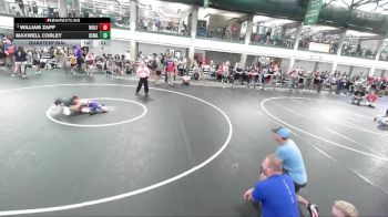 110-121 lbs Quarterfinal - William Zapf, Alber Athletics vs Maxwell Corley, Collum Trained School Of Wrest