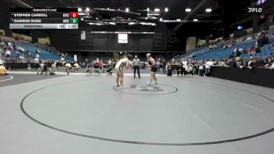 285 lbs Semifinal - Stephen Carroll, Overland Park - St. Thomas Aquinas HS vs Dawson Rodd, Andover Central